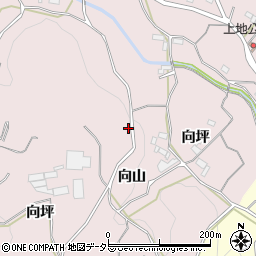 愛知県豊橋市石巻西川町向山周辺の地図