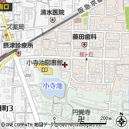 大阪府高槻市桜ケ丘南町4周辺の地図