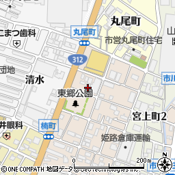兵庫県姫路市楠町127周辺の地図