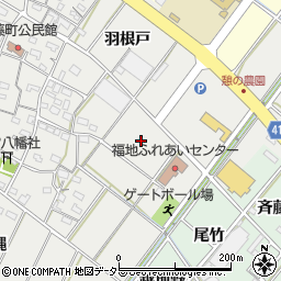 愛知県西尾市斉藤町前田周辺の地図