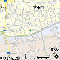 静岡県焼津市下小田581周辺の地図