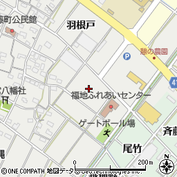 愛知県西尾市斉藤町（前田）周辺の地図