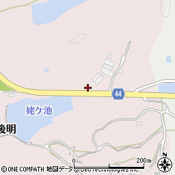 兵庫県相生市若狭野町西後明275周辺の地図