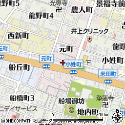兵庫県姫路市元町周辺の地図