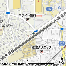 大阪府高槻市富田丘町27周辺の地図