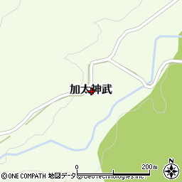三重県亀山市加太神武周辺の地図