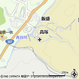 京都府城陽市奈島高塚周辺の地図