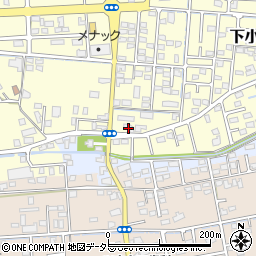 静岡県焼津市下小田646周辺の地図