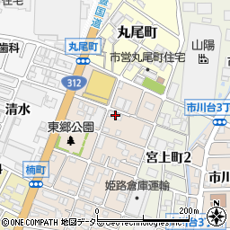 兵庫県姫路市楠町120周辺の地図