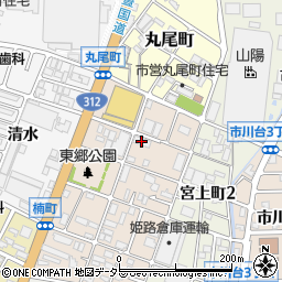 日本郵便輸送姫路営業所周辺の地図