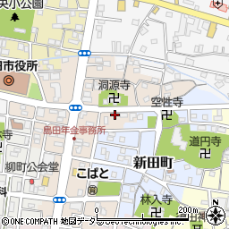 中日新聞社　島田通信局周辺の地図