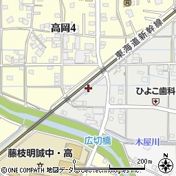 静岡県藤枝市高洲82周辺の地図