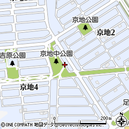 兵庫県神戸市北区京地周辺の地図