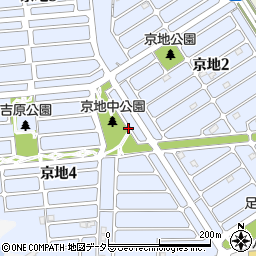 兵庫県神戸市北区京地周辺の地図