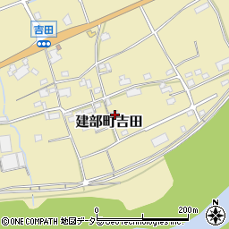 岡山県岡山市北区建部町吉田968周辺の地図