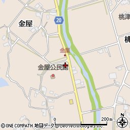 兵庫県三木市細川町金屋418周辺の地図