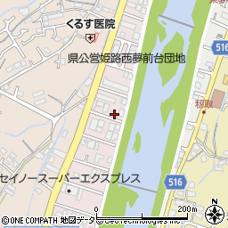 兵庫県姫路市広畑区西夢前台4丁目65周辺の地図