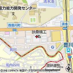 大阪府茨木市西豊川町3周辺の地図