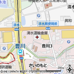 清水運輸倉庫株式会社周辺の地図