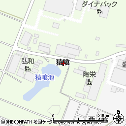 愛知県常滑市大谷猿喰周辺の地図