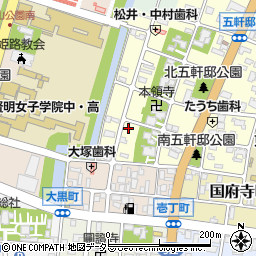 兵庫県姫路市五軒邸1丁目24周辺の地図
