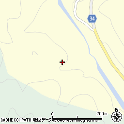 島根県浜田市内村町1458周辺の地図