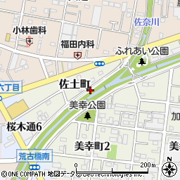 愛知県豊川市佐土町周辺の地図