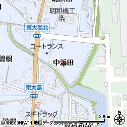 愛知県知多郡武豊町東大高中浜田周辺の地図