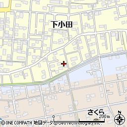 静岡県焼津市下小田572-5周辺の地図