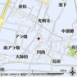 愛知県知多郡武豊町東大高アラ畑4周辺の地図