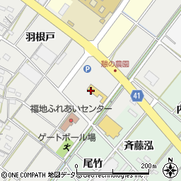 愛知県西尾市斉藤町大割周辺の地図