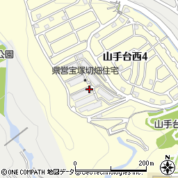 県営宝塚切畑住宅周辺の地図