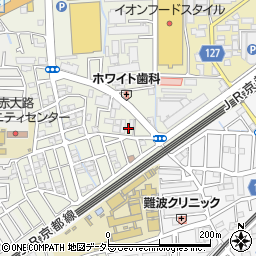 大阪府高槻市富田丘町7周辺の地図