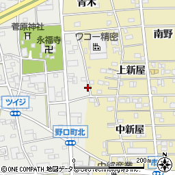 愛知県豊川市野口町長万周辺の地図