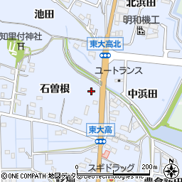 愛知県知多郡武豊町東大高石曽根86周辺の地図