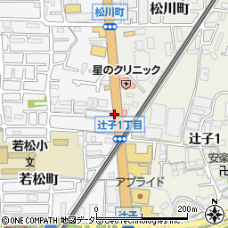 辻子周辺の地図