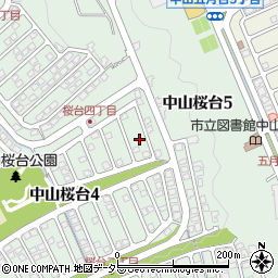 ミキモト化粧品中山桜台営業所周辺の地図