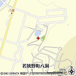 兵庫県相生市若狭野町八洞周辺の地図