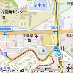 西国街道周辺の地図