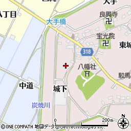 愛知県西尾市吉良町駮馬城山16周辺の地図
