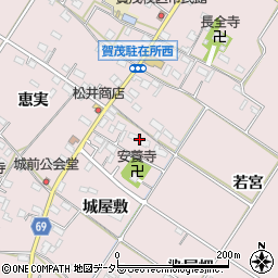 愛知県豊橋市賀茂町代官屋敷51周辺の地図