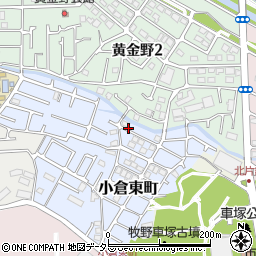 小倉東公園周辺の地図