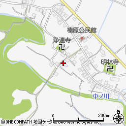 三重県津市芸濃町楠原周辺の地図