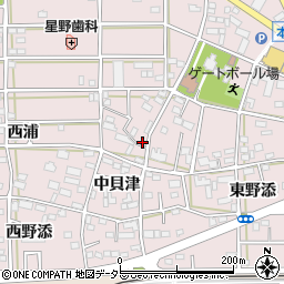 愛知県豊川市本野町周辺の地図