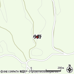 広島県神石高原町（神石郡）小野周辺の地図
