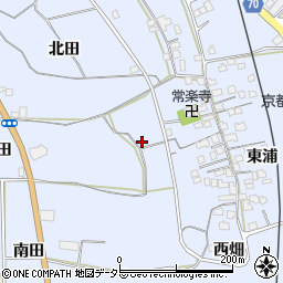 京都府城陽市観音堂周辺の地図