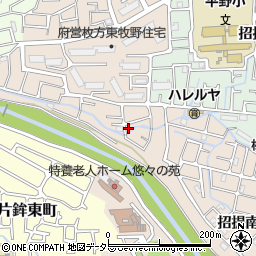 大阪府枚方市東牧野町4-2周辺の地図