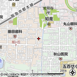 大阪府高槻市桜ケ丘南町23周辺の地図