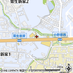 トヨタモビリティ新大阪　小野原店周辺の地図