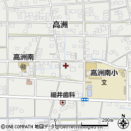 静岡県藤枝市高洲46-8周辺の地図